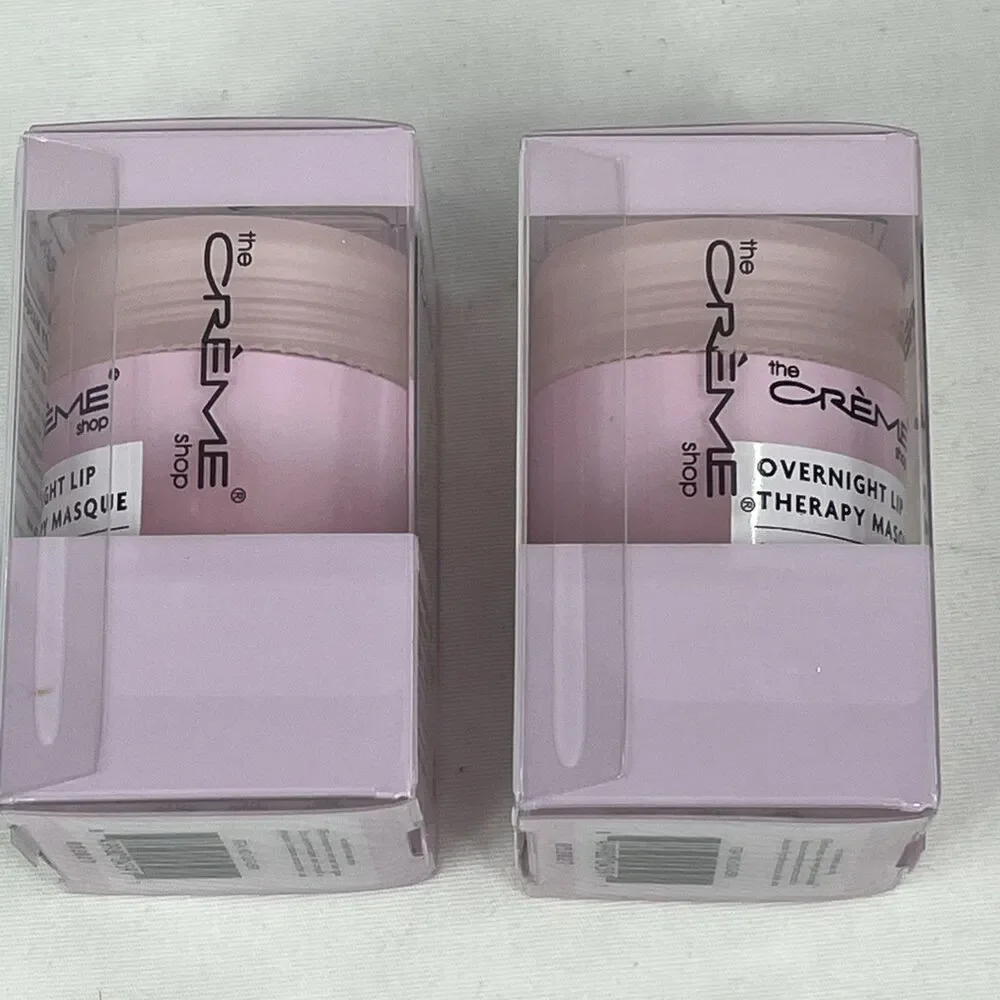 Lot of 2 The Creme Shop Overnight Lip Therapy Masque Sweet Berries 0.67 oz NEW